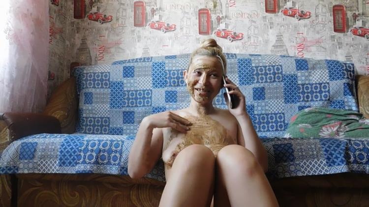 Anna - KatyaKass - Shit and talking on the phone [2021 | FullHD]