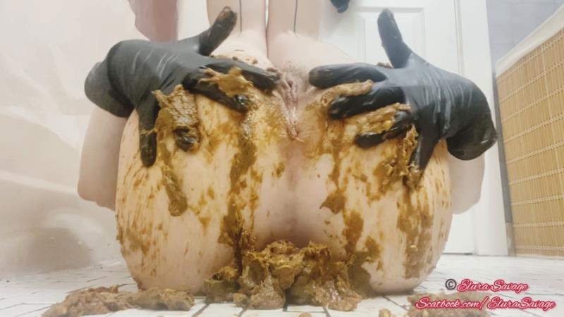 Mistress Elura Savage - My First Poop Smearing [2025 | FullHD]