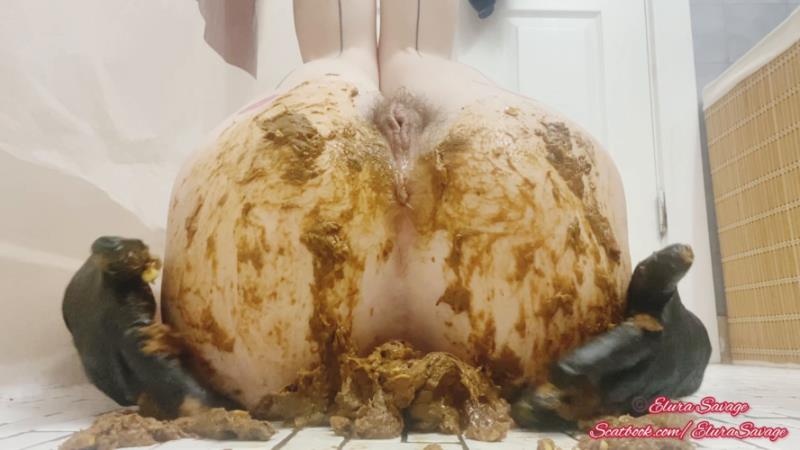 Mistress Elura Savage - My First Poop Smearing! [2025 | FullHD]