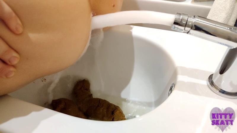 Kitty Skatt - Huge dump in fancy hotel bidet [2026 | FullHD]